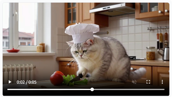 一句话生成视频示例图